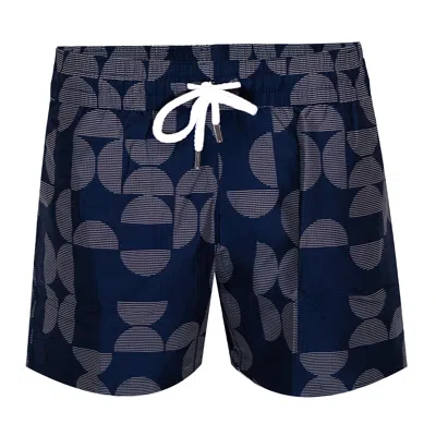 Frescobol Carioca Men's Swim Shorts In Navy Blue