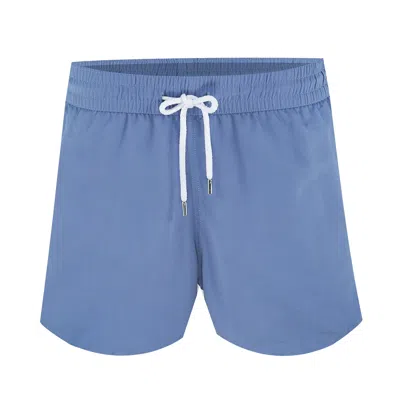 Frescobol Carioca Men Swimming Shorts In Slate Blue