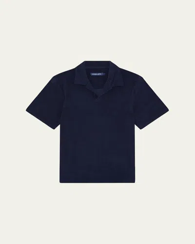 Frescobol Carioca Men's Terry Faust Polo In Blue