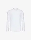 FRESCOBOL CARIOCA FRESCOBOL CARIOCA MEN'S WHITE ANTONIO LONG-SLEEVED REGULAR-FIT LINEN SHIRT