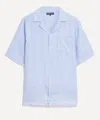 Frescobol Carioca Mens Angelo Linen Shirt