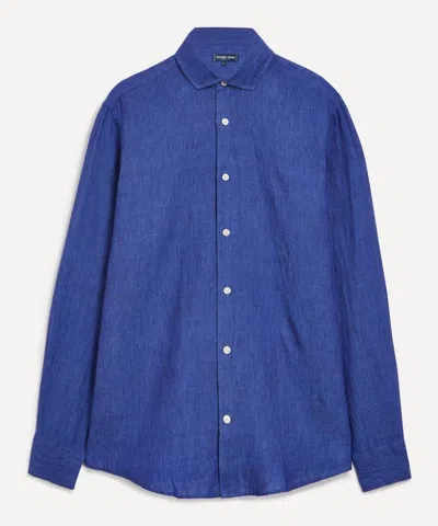 Frescobol Carioca Mens Antonio Linen Shirt