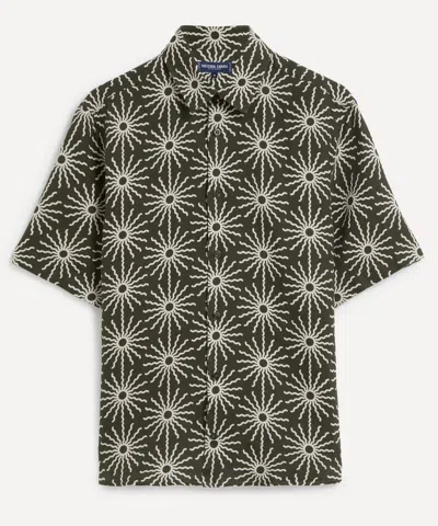Frescobol Carioca Mens Castro Linen Shirt