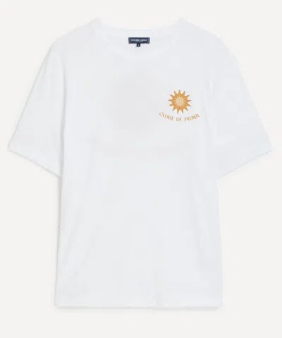 Frescobol Carioca Mens Dinis Printed T-shirt In White