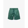 Frescobol Carioca Mens Salvador Drawstring Swim Shorts Evergreen Xxl In Green