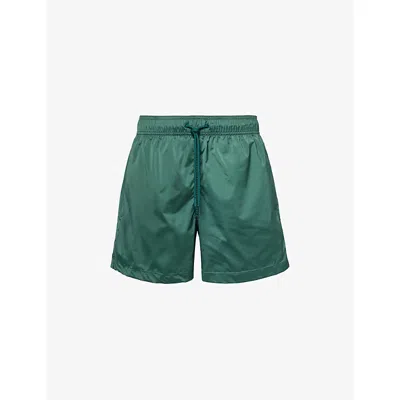 Frescobol Carioca Mens Salvador Drawstring Swim Shorts Evergreen Xxl In Green