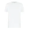 Frescobol Carioca Mens Linen White T Shirt In White