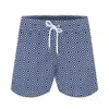 Frescobol Carioca Mens Swim Shorts With Angra Print In Blue