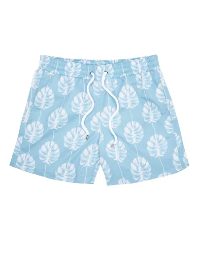 Frescobol Carioca Mens Swimming Shorts In Light Blue