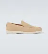 Frescobol Carioca Miguel Suede Loafers In Neutral