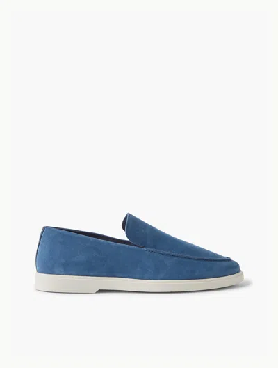 Frescobol Carioca Miguel Suede Loafers In Summer Night