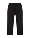 Frescobol Carioca Rocha Seersucker Trousers In Black