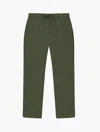 Frescobol Carioca Oscar Linen Trousers In Vineyard Green