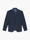 Frescobol Carioca Paulo Linen Blazer In Navy