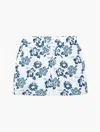 Frescobol Carioca Petala Board Swim Shorts In White & Summer Night