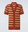 Frescobol Carioca Pinto Crochet Cotton Shirt In Neutrals