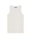 Frescobol Carioca Rino Space Dye Knit Polo In Off White