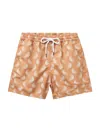 Frescobol Carioca Printed Swim Shorts In Neutral