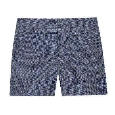 Frescobol Carioca Quick Dry Swim Shorts In Navy Blue