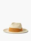 Frescobol Carioca Rafael Panama Hat In Apricot