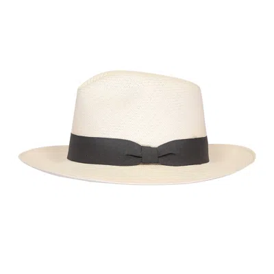 Frescobol Carioca Rafael Panama Hat Dark Grey