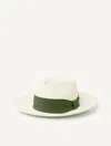 Frescobol Carioca Rafael Panama Hat In Green