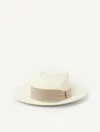 Frescobol Carioca Rafael Panama Hat In White