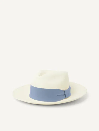Frescobol Carioca Rafael Panama Hat In White
