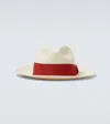 Frescobol Carioca Rafael Straw Panama Hat In White