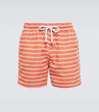 Frescobol Carioca Raquete Sport Swim Shorts In Orange