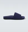 Frescobol Carioca Renato Canvas Slides In Blue