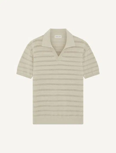 Frescobol Carioca Rino Cotton Polo In Gray