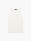 Frescobol Carioca Rino Space Dye Knit Polo In Off-white
