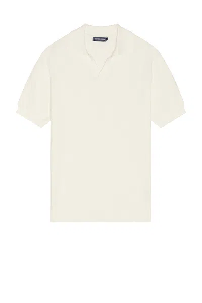 Frescobol Carioca Rino Str Salt And Pepper Stitch Polo