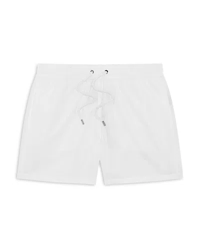 Frescobol Carioca Rio Drawstring 4.5 Swim Shorts In White