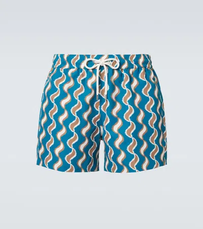 Frescobol Carioca Rio Copa Straight-leg Printed Swim Shorts In Multi