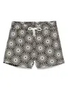 Frescobol Carioca Rio O Sol Print Swim Shorts