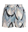 Frescobol Carioca Rio Printed Swim Trunks In Multi