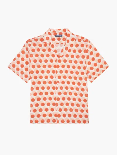 Frescobol Carioca Roberto Bola Linen Shirt In Multi