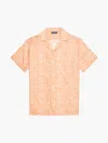 Frescobol Carioca Roberto Shirt Flora Print In Sandstone