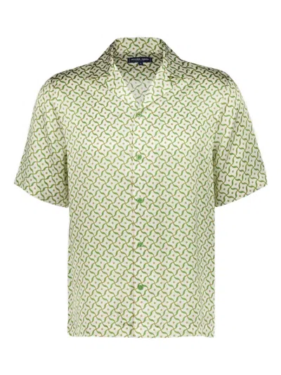 Frescobol Carioca Roberto Short-sleeve Shirt In Green