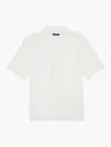 Frescobol Carioca Roberto Terry Cotton Shirt In Ivory