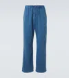 Frescobol Carioca Weite Hose Rocha Aus Baumwoll-twill In Blau