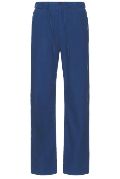 Frescobol Carioca Rocha Wide Leg Trouser In Navy