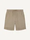 Frescobol Carioca Row Felipe Linen Shorts In Multi