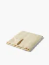 Frescobol Carioca Row Large Stripe Linen Beach Towel In Sand Dune & Off White