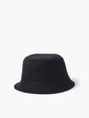 Frescobol Carioca Row Leandro Bucket Hat In Navy-blue
