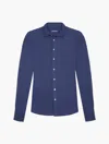 Frescobol Carioca Row Marcio Jersey Shirt In Navy-blue