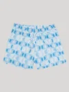 Frescobol Carioca Row Sport Swim Short Xl Ipanema Mirage Print In Coconut Milk & Serene Blue