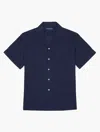 Frescobol Carioca Row Thomas Shirt In Midnight-blue